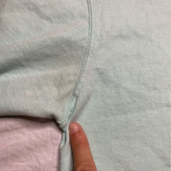 Champion Light Blue Large Logo T-shirt Size Small - Picture 6 of 8